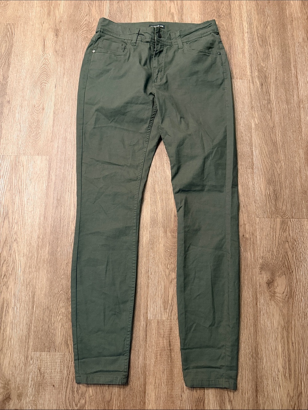 Toad & Co Organic Cotton Stretch Skinny Pants Women’s Size 6 Olive Army Green